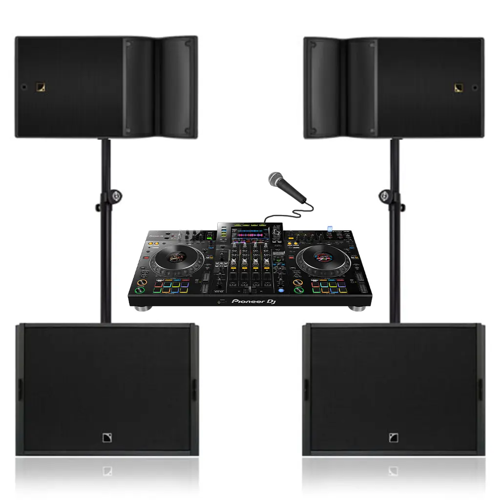 Audioset tot 500 personen