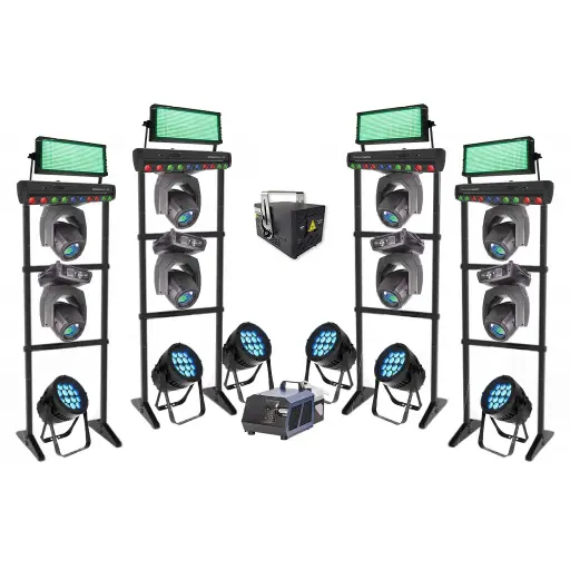 Lichtset tot 500 personen